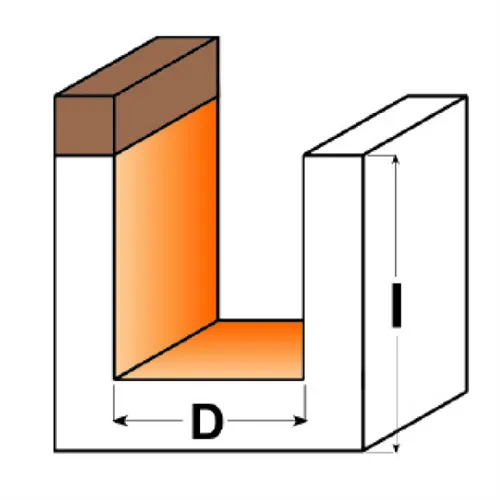 CMT Drážkovací fréza s ložiskem - D13x20 L57 S=6 HW