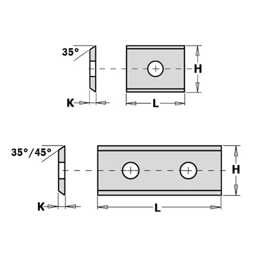 CMT 790 Žiletka 19,5x12x1,5mm HW