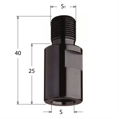 CMT 798 Prodloužení - redukce stopky - S=M12x1-S1=M10