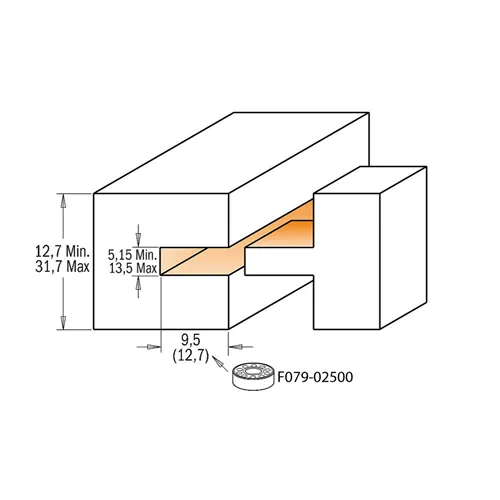 CMT Sada na dvířka - S=12 HW
