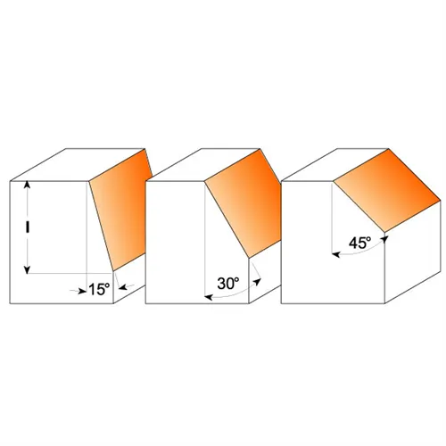 CMT Úhlová fréza - 15° D24x14 L46 S=8 HW