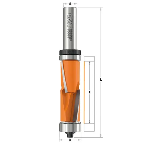 CMT Ořezávací fréza, šikmé zuby pozitivně-negativní - D19x50,8 L113 S=12,7 HW