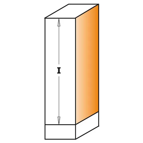 CMT Ořezávací fréza, šikmé zuby pozitivně-negativní - D19x50,8 L113 S=12,7 HW