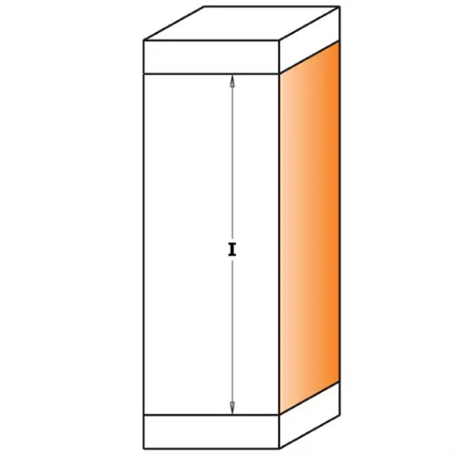 CMT Ořezávací fréza s dvěma ložisky, šikmé zuby - D19x51,5 L108,9 S=12 HW