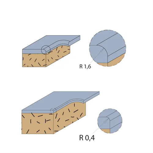 CMT Fréza zaoblovací vydutá - R0,4 D12,7x9,5 S=8 HW