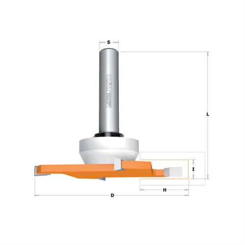 CMT Talířová drážkovací fréza na CORIAN - D92x6,35 H27,3 S=12 HW