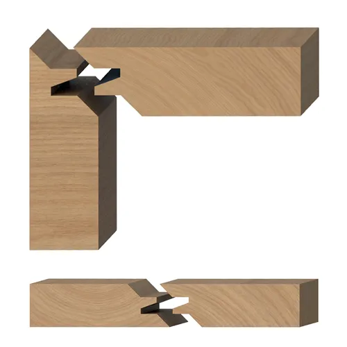 CMT Fréza na spoje 90° - D44,5x18 45° S=8 HW