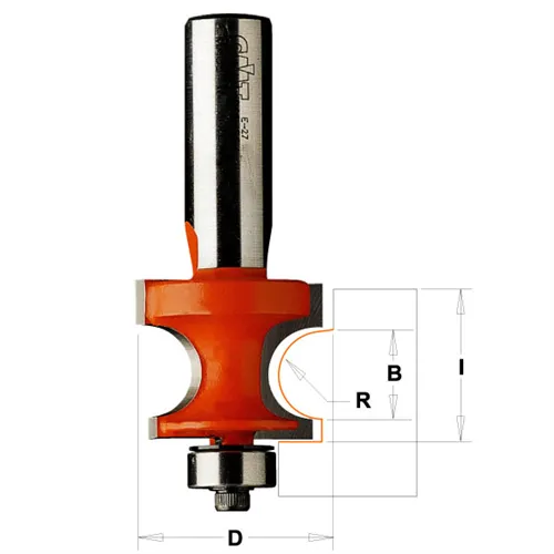 CMT Fréza pro zaoblení hran - R3,2 D22,2x15 S=8 HW