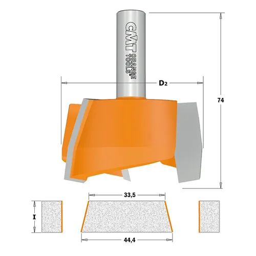 CMT Sada vyspravovací na CORIAN 2ks, S=12mm,D=47,5mm