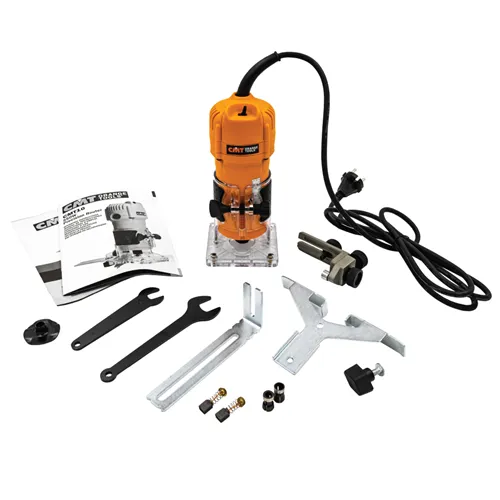 CMT 10 New Ořezávací frézka 550W, kleštiny 8mm a 6mm