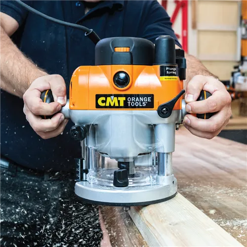 CMT 7E Horní frézka 2400 W, kleština 8 a 12mm