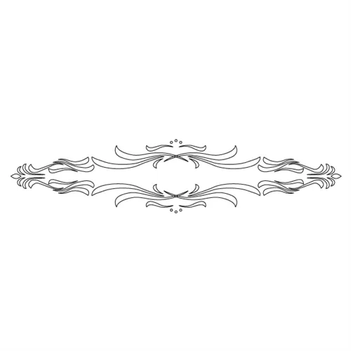 CMT Šablona na ornamenty na rámy KLASIK 550x120mm