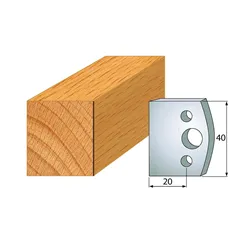 IGM profil 000 - pár nožů 40x4mm SP