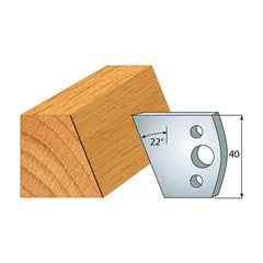 IGM profil 001 - pár nožů 40x4mm SP