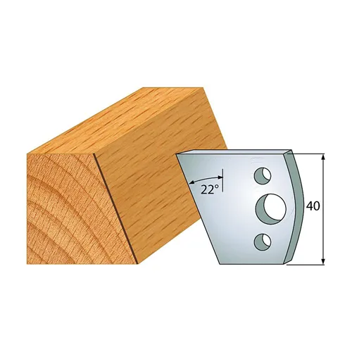 IGM profil 001 - pár nožů 40x4mm SP