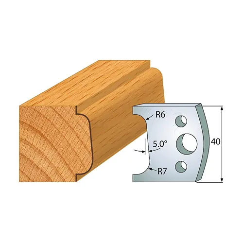 IGM profil 002 - pár nožů 40x4mm SP