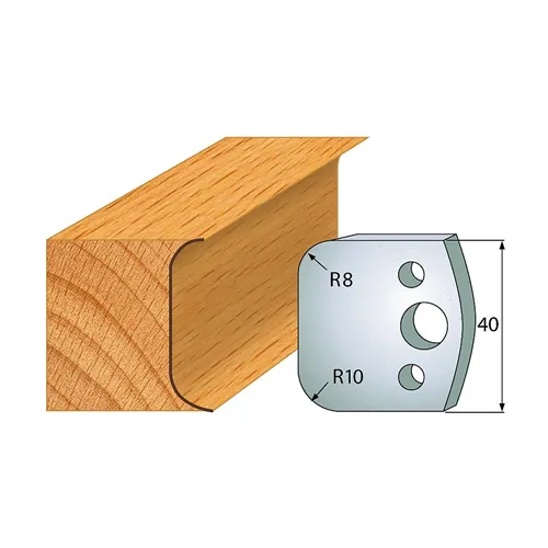 IGM profil 003 - pár nožů 40x4mm SP