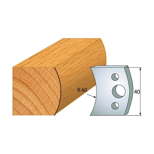 IGM profil 008 - pár nožů 40x4mm SP