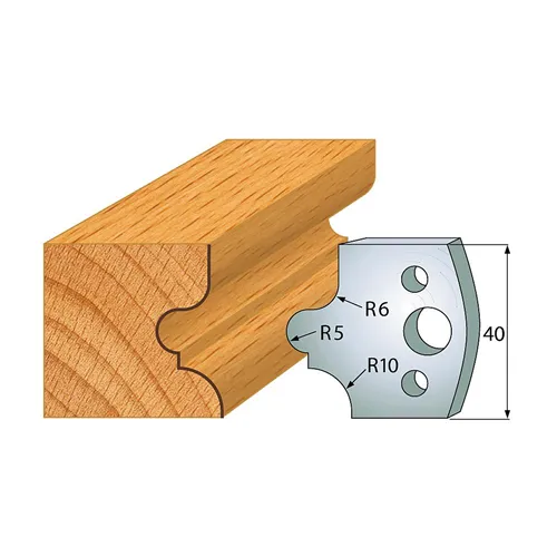 IGM profil 012 - pár nožů 40x4mm SP