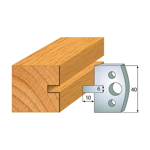 IGM profil 016 - pár nožů 40x4mm SP