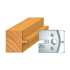 IGM profil 017 - pár nožů 40x4mm SP