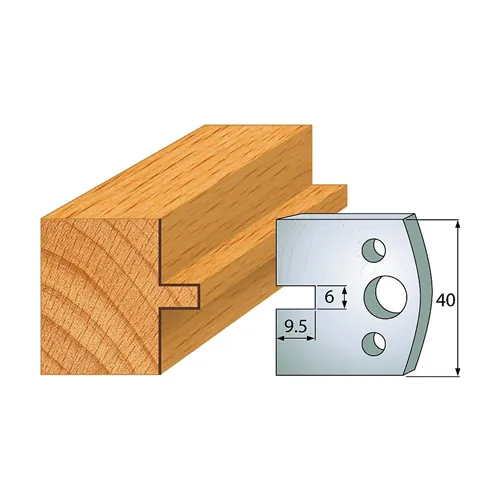 IGM profil 017 - pár nožů 40x4mm SP