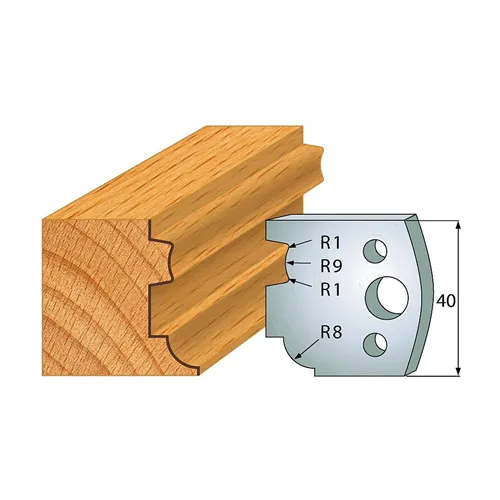 IGM profil 026 - pár nožů 40x4mm SP