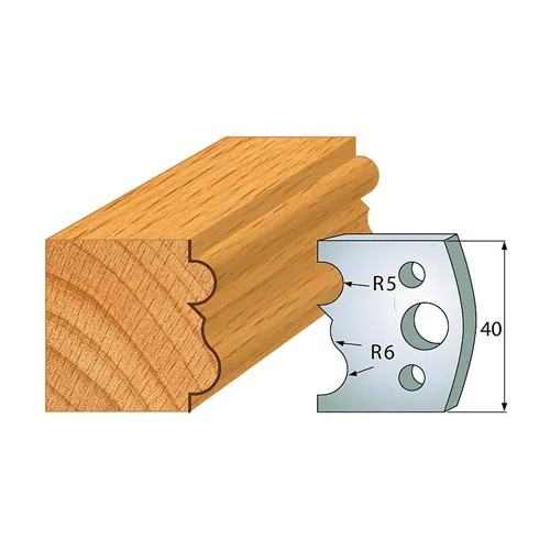 IGM profil 029 - pár nožů 40x4mm SP