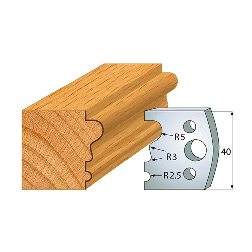 IGM profil 033 - pár nožů 40x4mm SP