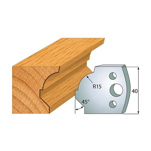 IGM profil 037 - pár nožů 40x4mm SP