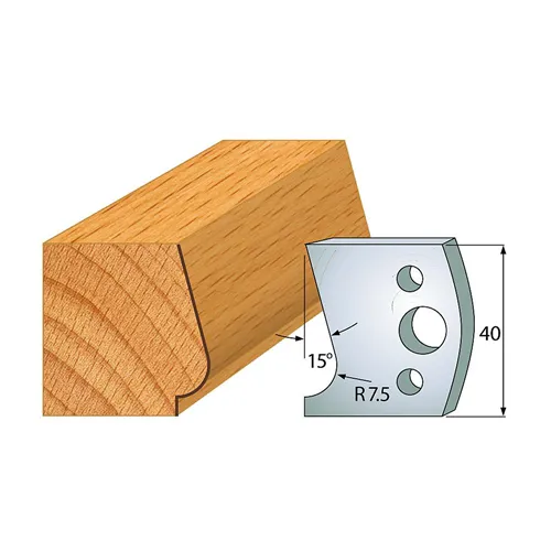 IGM profil 038 - pár nožů 40x4mm SP
