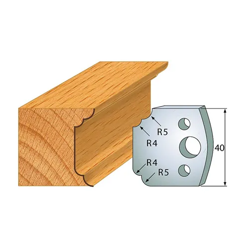 IGM profil 042 - pár nožů 40x4mm SP