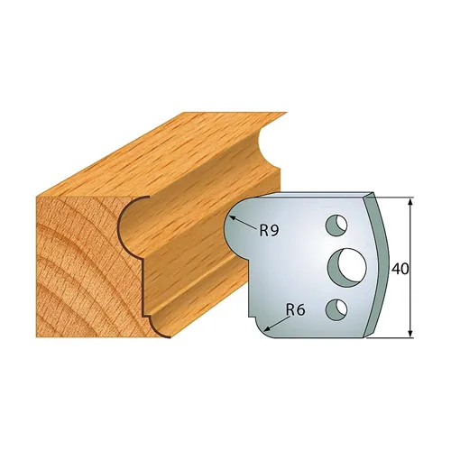IGM profil 055 - pár nožů 40x4mm SP