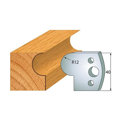 IGM profil 058 - pár nožů 40x4mm SP