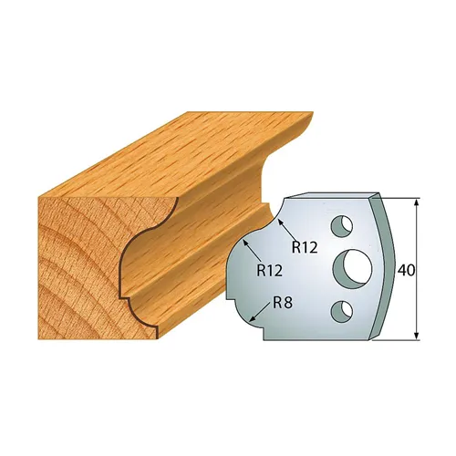 IGM profil 061 - pár nožů 40x4mm SP