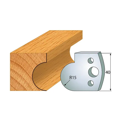 IGM profil 065 - pár nožů 40x4mm SP
