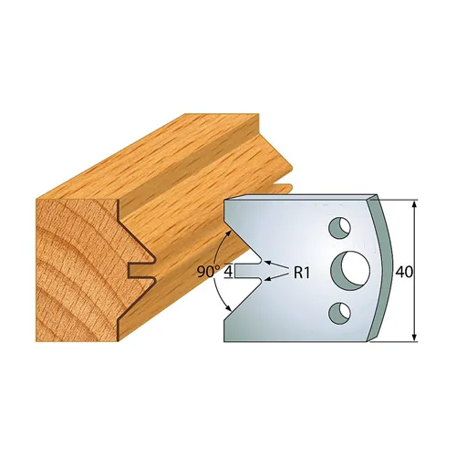 IGM profil 071 - pár nožů 40x4mm SP