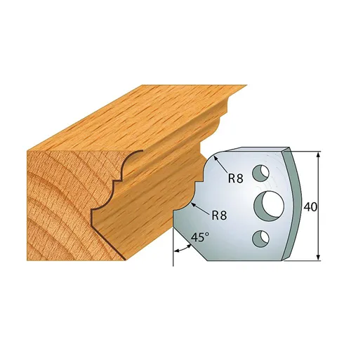 IGM profil 073 - pár nožů 40x4mm SP
