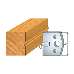 IGM profil 074 - pár nožů 40x4mm SP