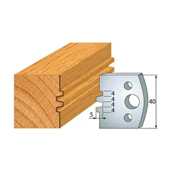IGM profil 075 - pár nožů 40x4mm SP