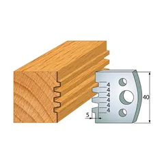 IGM profil 076 - pár nožů 40x4mm SP