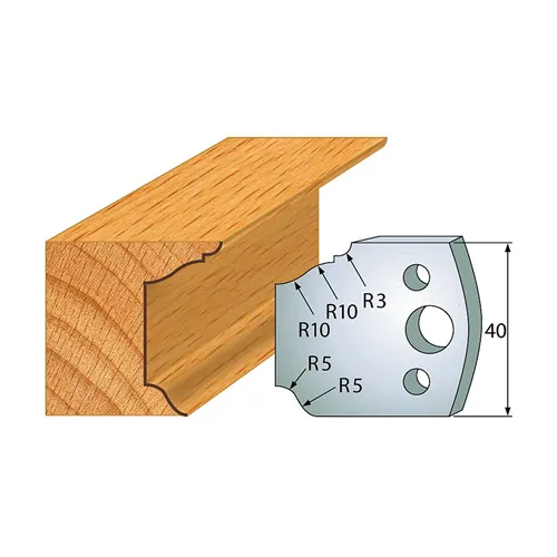 IGM profil 079 - pár nožů 40x4mm SP