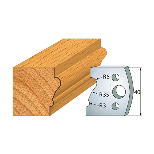 IGM profil 081 - pár nožů 40x4mm SP