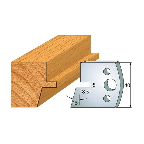 IGM profil 085 - pár nožů 40x4mm SP