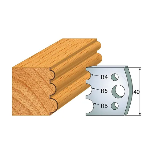 IGM profil 090 - pár nožů 40x4mm SP