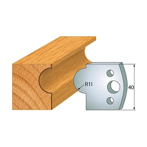 IGM profil 093 - pár nožů 40x4mm SP
