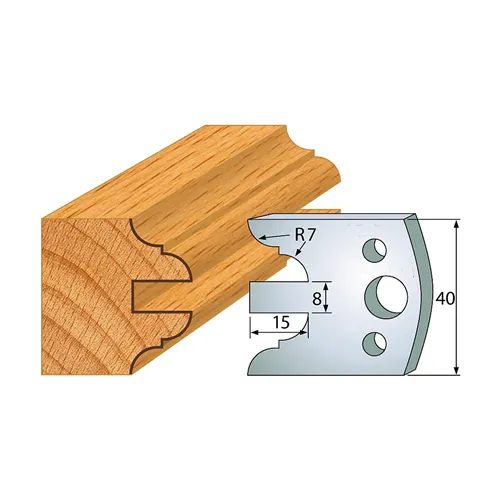 IGM profil 098 - pár nožů 40x4mm SP