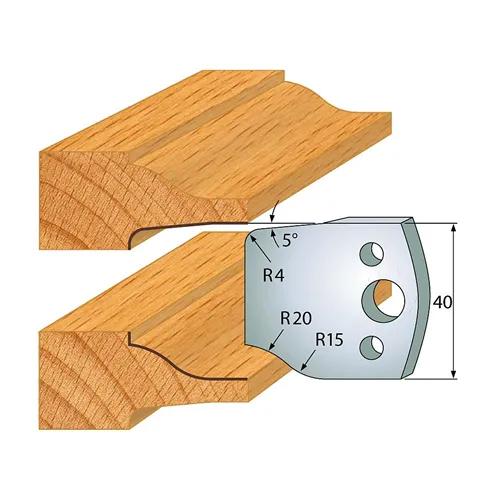 IGM profil 100 - pár nožů 40x4mm SP
