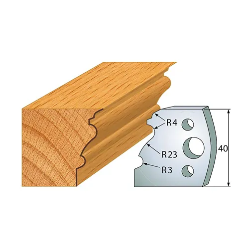 IGM profil 103 - pár nožů 40x4mm SP