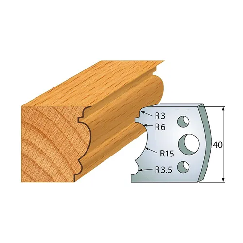 IGM profil 104 - pár nožů 40x4mm SP